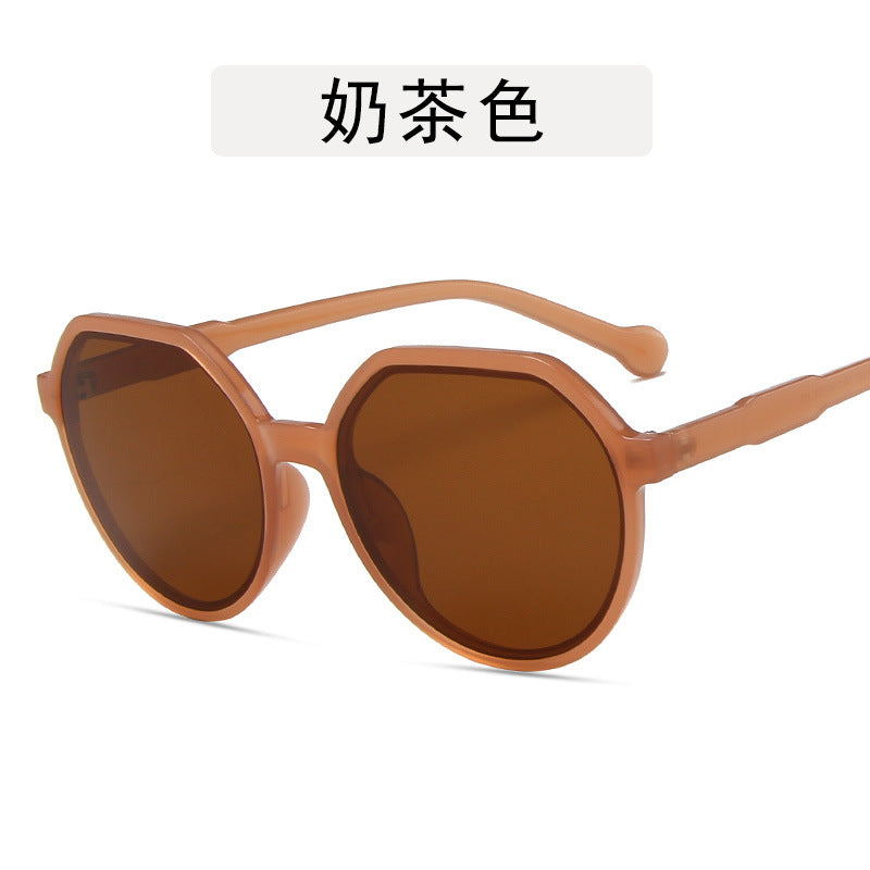 Wholesale PC Large Frame Candy Color Cat Eye Sunglasses